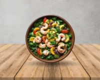 Salade d’Avocat et crevettes.